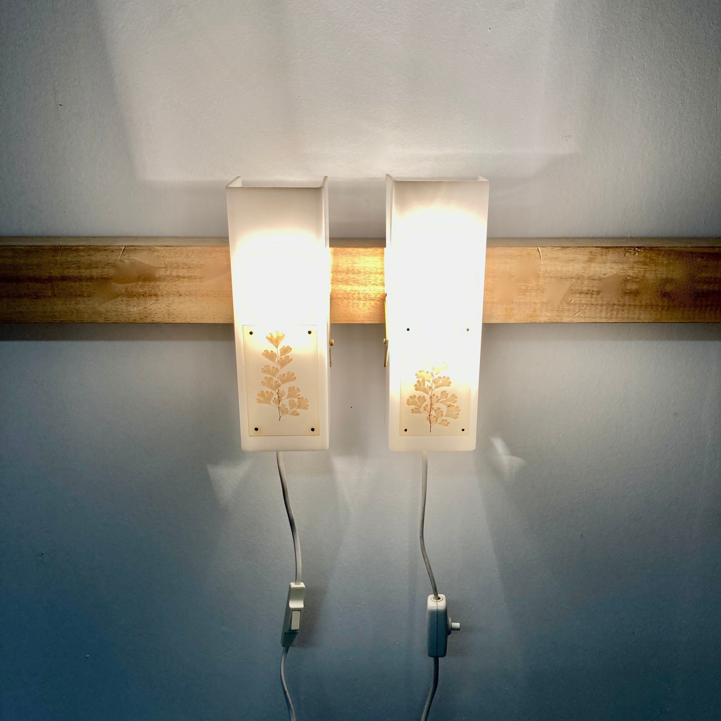 Pair of Scandinavian design sconces 1950