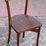 Brown beech bistro bar restaurant chair