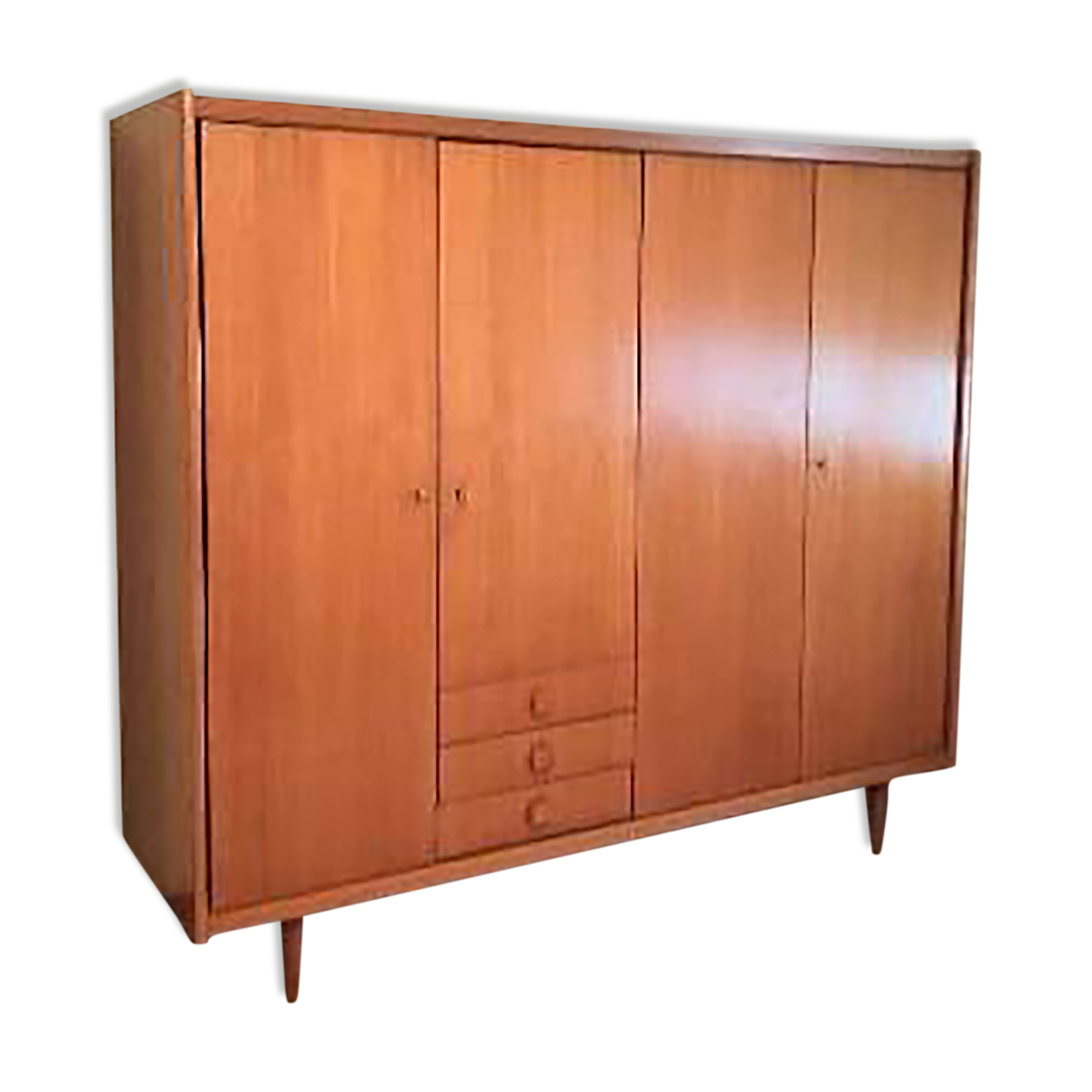 Vintage Scandinavian teak wardrobe