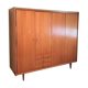 Vintage Scandinavian wardrobe in teak