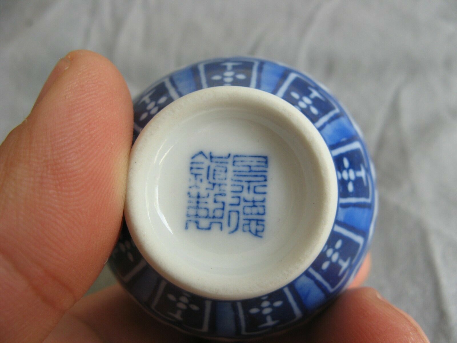 Jingdezhen Blue China porcelain soliflore vase