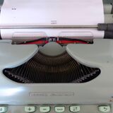 Hermes 3000 green Mint metal typewriter