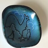 Ceramic cut signed design 60s