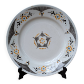 Old plate K&G Lunéville model Limeil 24cm ironstone