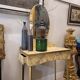 Art Deco dresser, parchment, mid-century, 50s – Italy