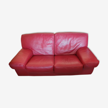 Canapé rouge Roche Bobois