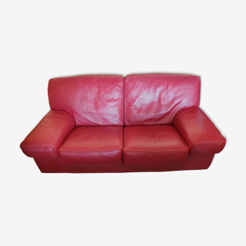 Red sofa Roche Bobois