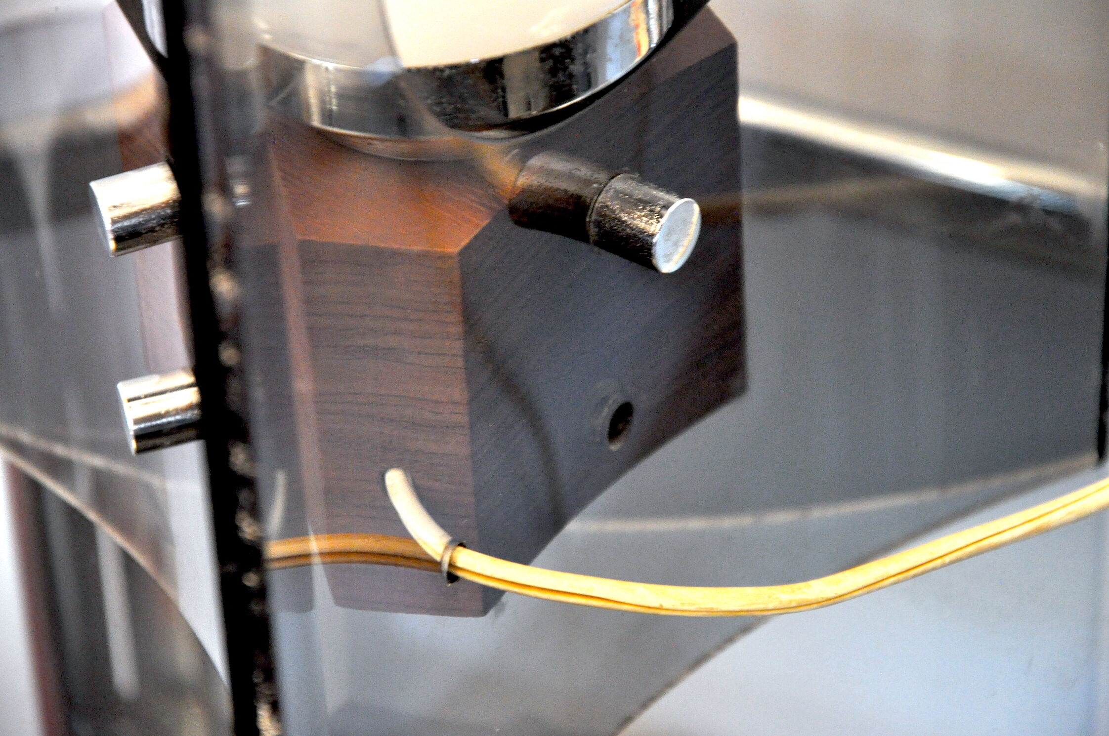 Pair of Midcentury Lamp, Metcidrylate and Wood, Denmark