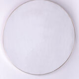 Miroir mural vintage avec bord doré, années 1960