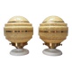 Paire d’appliques murales globes Art Déco