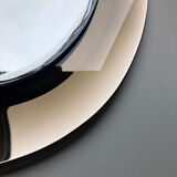 Mirror crystal beveled double shade