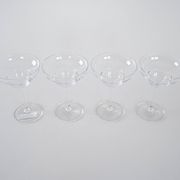 Set of margarita glasses, Danish design, 1970s, manufactured in Denmark