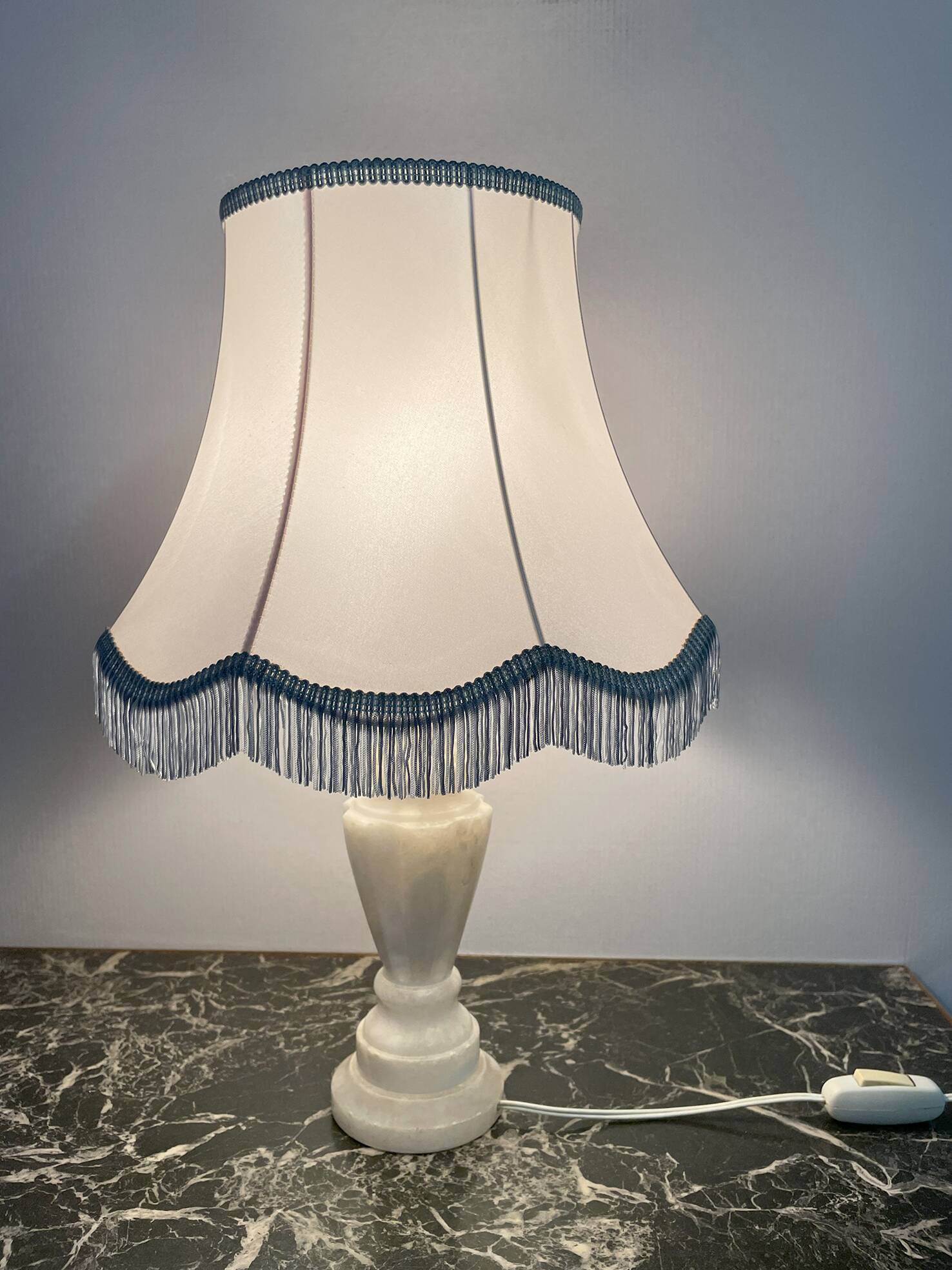 Lampe à poser salon/bureau/chambre en marbre