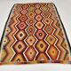 Tapis Kilim géométrique multicolore 5x8, 160x237 cm