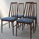 Set of 4 "Eva" chairs in teak by Niels Koefoed – Denmark – 1960s