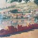 A.Cordeau "Walk around the lake" watercolor