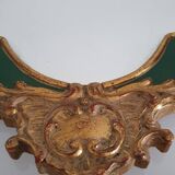 Gold leaf gilded wooden mirror