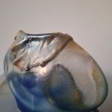 Ceramic vase with glazes