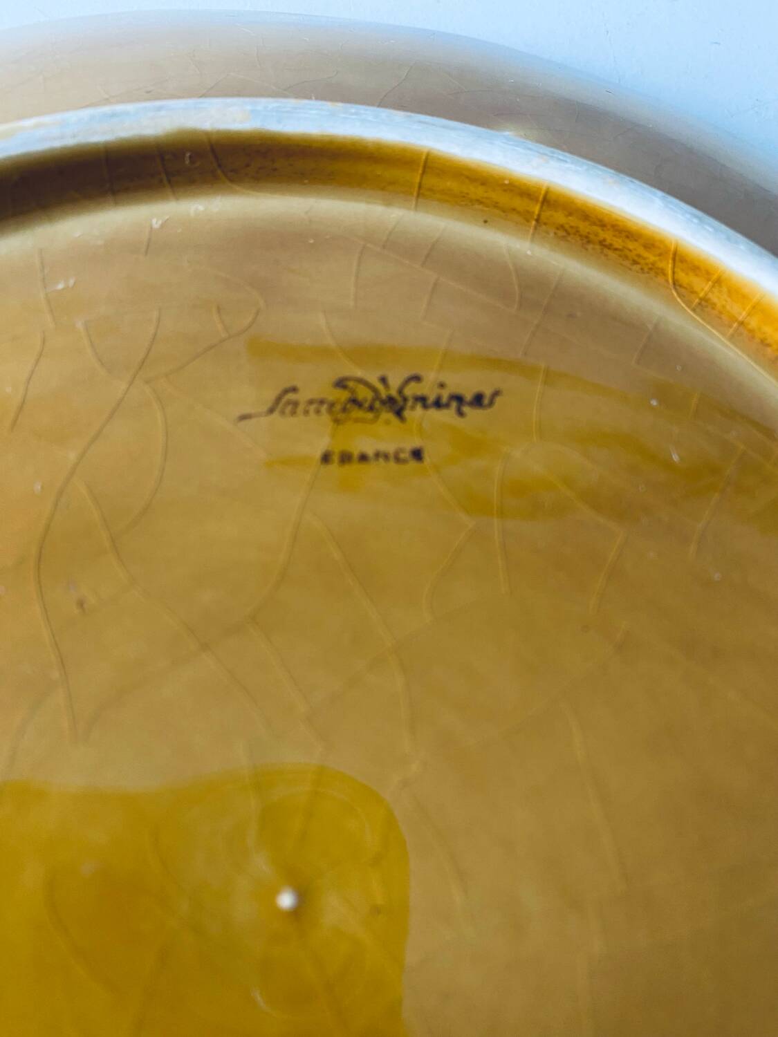 Sarreguemines slip dish