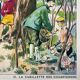 Rossignol poster A wounded comrade and mushroom picking