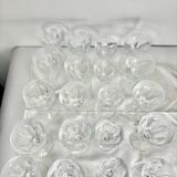 Vintage crystal glasses 1980 x 20