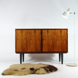 Vintage Danish retro TV furniture down in rosewood 50s
