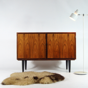 Vintage Danish retro TV furniture down in rosewood 50s