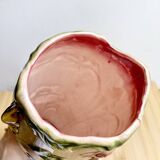 Large Art Nouveau Barbotine vase from Saint-Amand