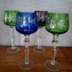 4 Nachtmann crystal Romer glasses from the 1970s/80s.
