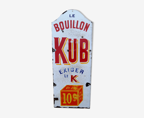 Plaque émaillée KUB