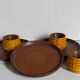 Three ceramic shells ceramano germany 50s