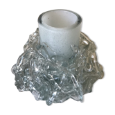 Design glass vase annees 80