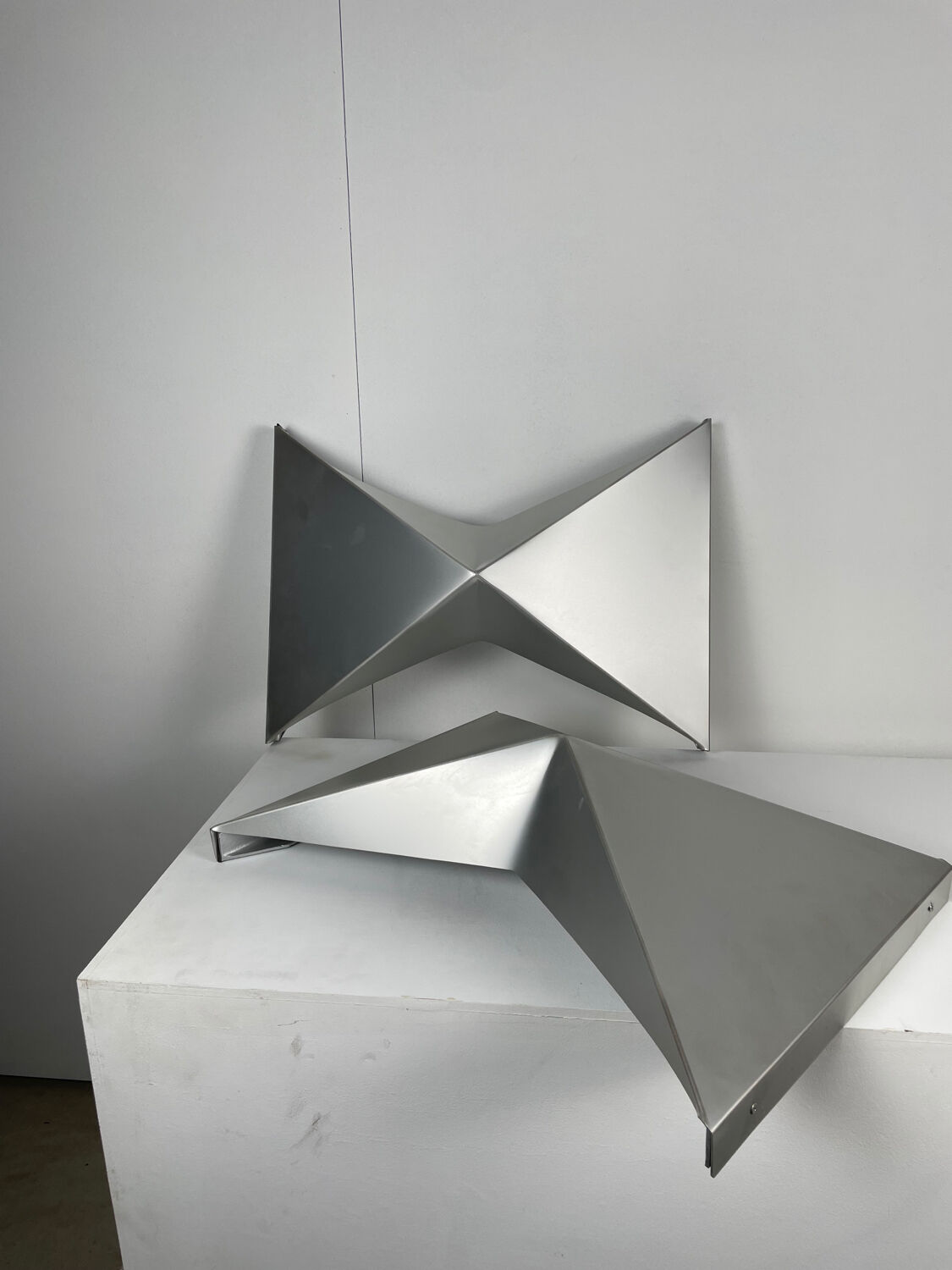 Pair of butterfly wall lamp 1970 Space age