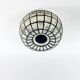 Large Mid-Century Glass Ceiling Light from Limburg, Germany, 1960s
