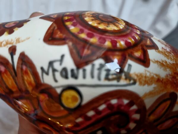 Vase céramique P.Fouillen de 1940/50 Quimper