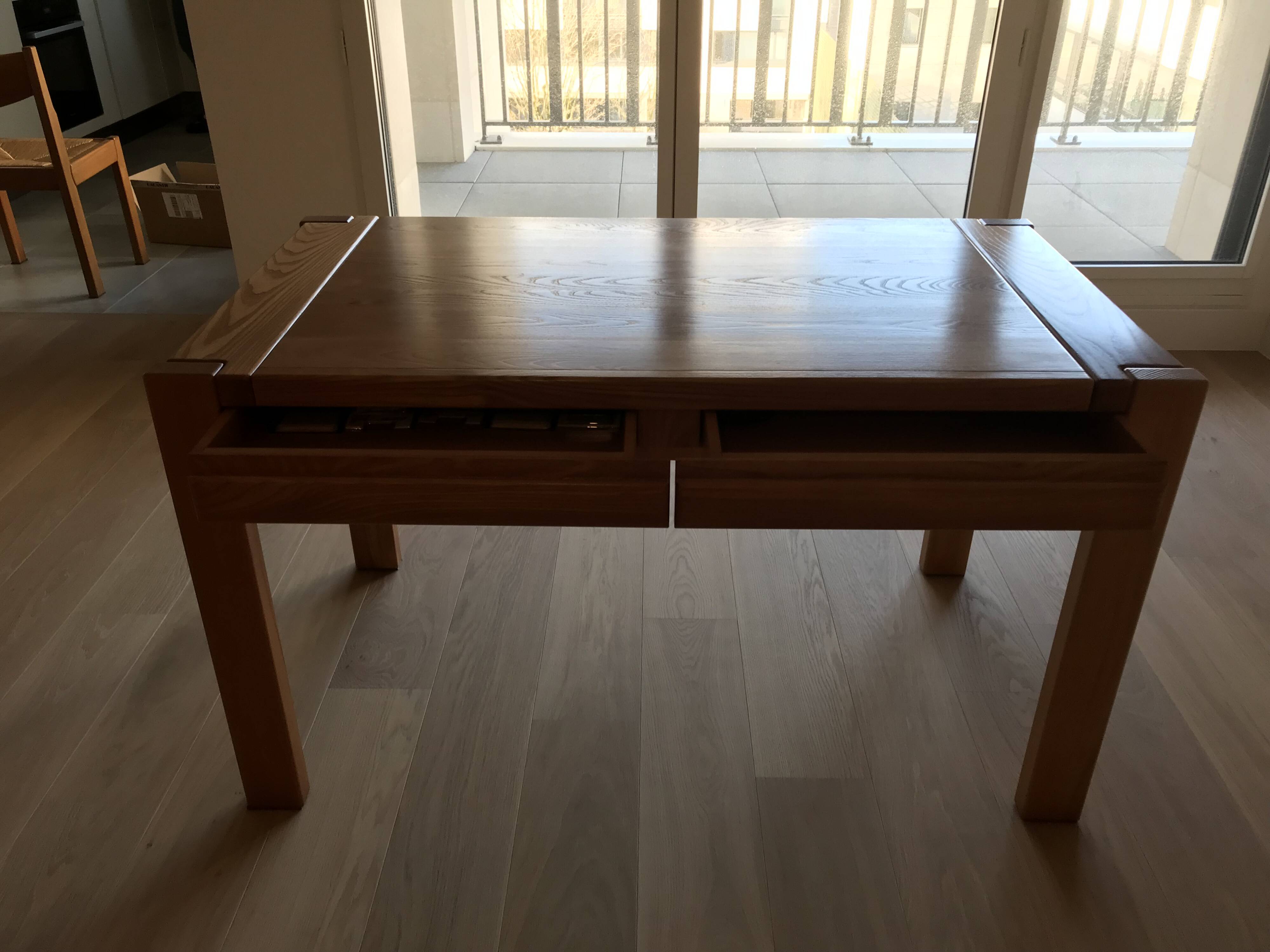Solid oak desk