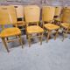 Set of 12 bistro chairs