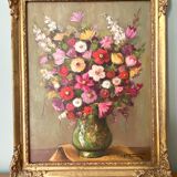 Oil painting on canvas signed Paul Feron