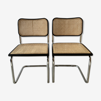 Paire de chaises B32 de Marcel Breuer