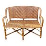 Rattan bench