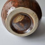 Ceramic vase Signed monogram IN (Signature to be identified)