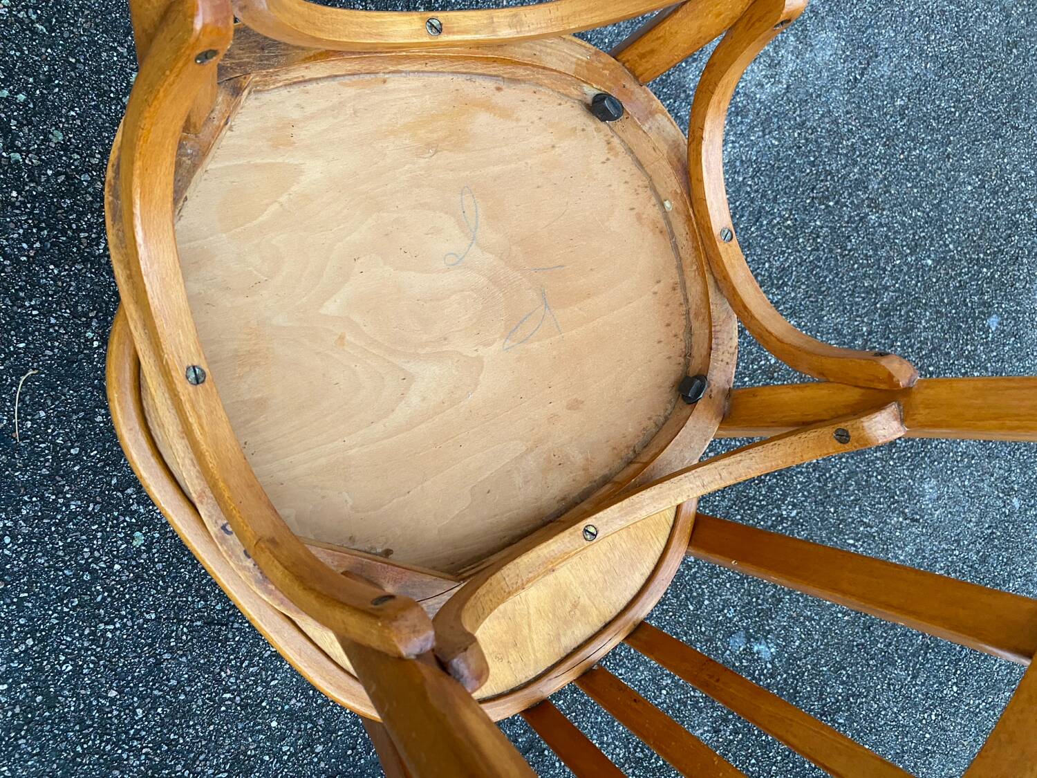 Set of 6 Baumann bistro chairs