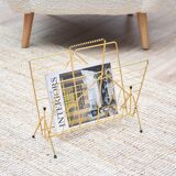 Brass magazine rack
