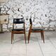 Paire de chaises scandinaves mid-century