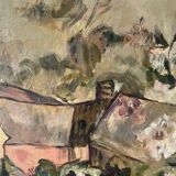 Spring on the Farm, signed E. Soutrenoy, 1949