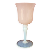 Verre vase Opaline rose