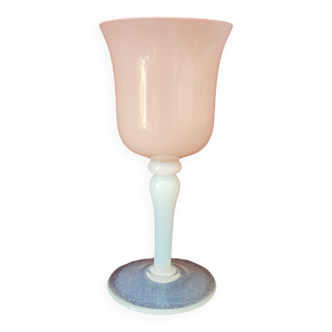 Verre vase Opaline rose