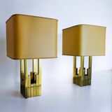 Pair of Regency lamps by Bd Lumica, Italy, 1970
