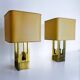 Paire de lampes Regency par Bd Lumica, Italie, 1970