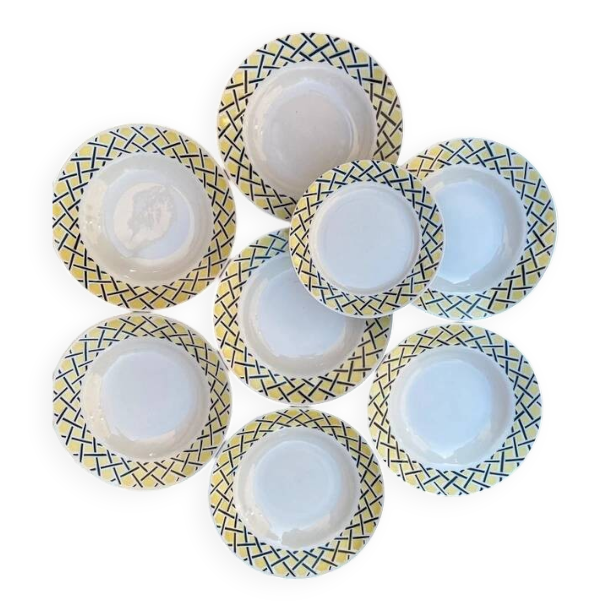 Antique hollow Badonviller plates